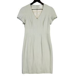 REISS Mulhouse Mint Green Tailored Pencil Dress - US 4